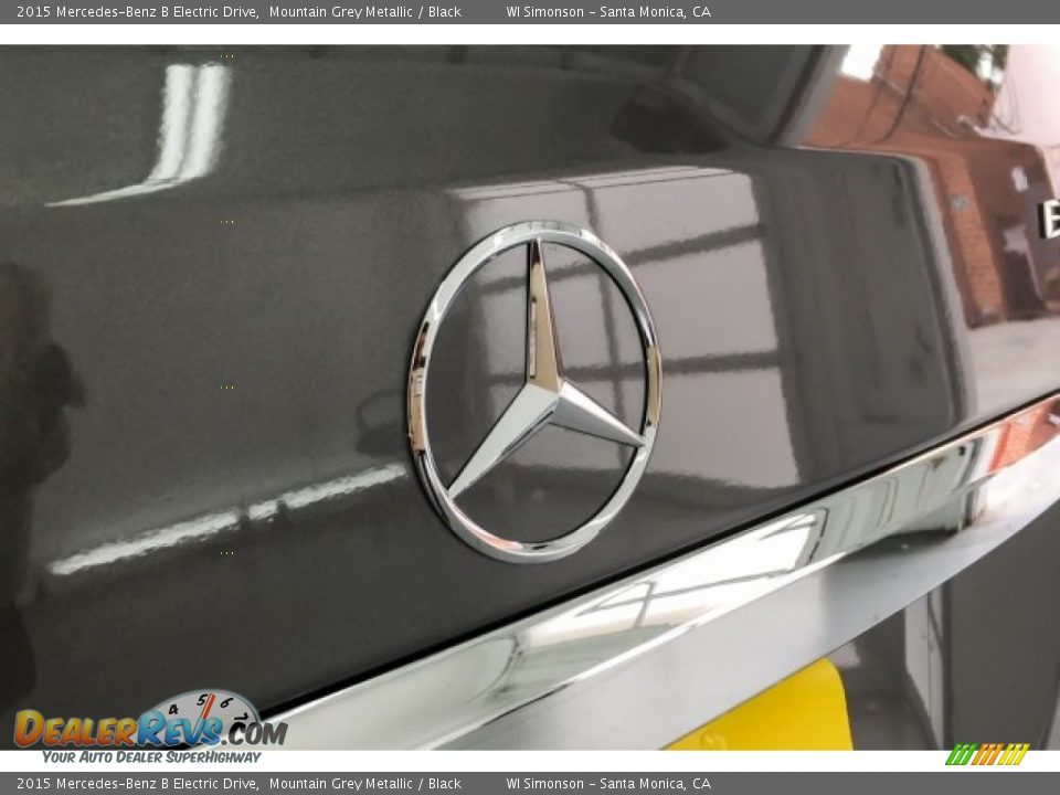 2015 Mercedes-Benz B Electric Drive Mountain Grey Metallic / Black Photo #26
