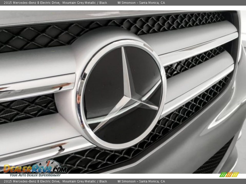 2015 Mercedes-Benz B Electric Drive Mountain Grey Metallic / Black Photo #32