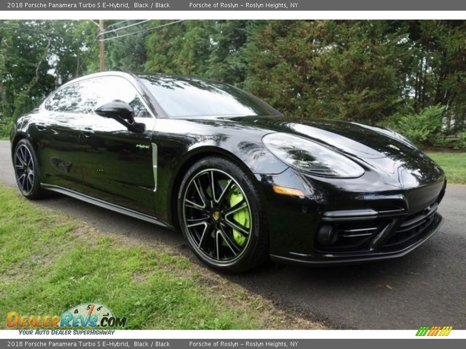 2018 Porsche Panamera Turbo S E-Hybrid Black / Black Photo #1