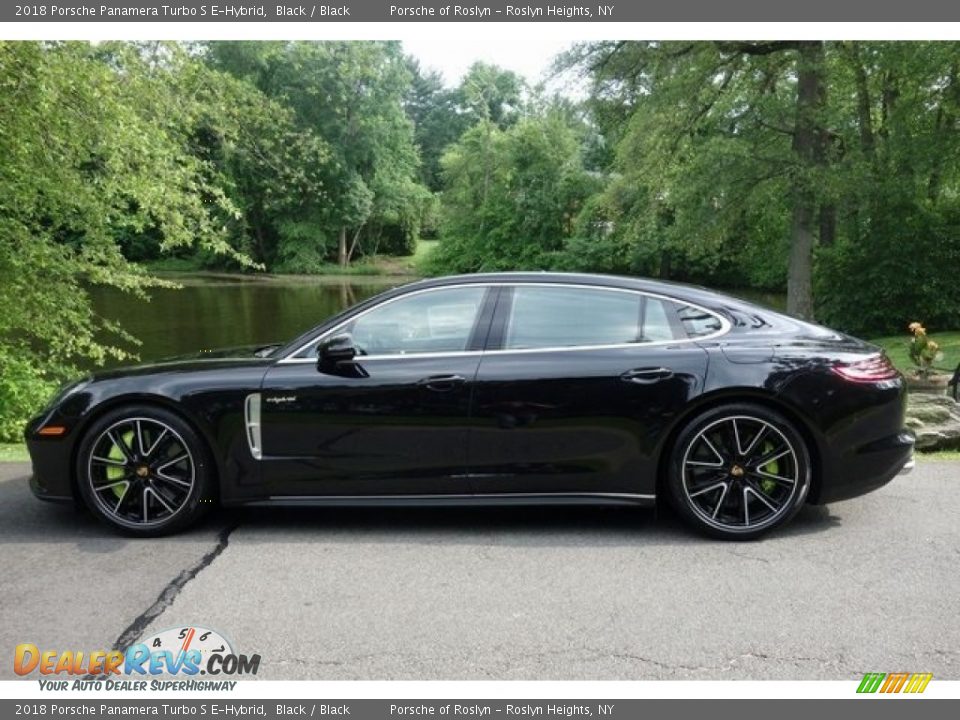 Black 2018 Porsche Panamera Turbo S E-Hybrid Photo #4