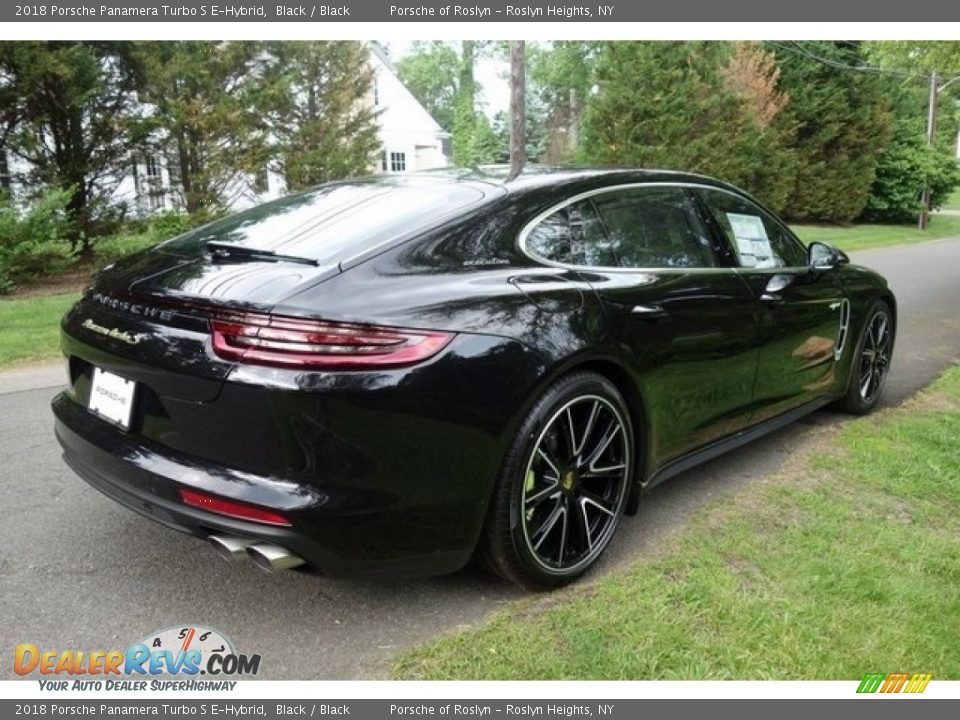 2018 Porsche Panamera Turbo S E-Hybrid Black / Black Photo #7