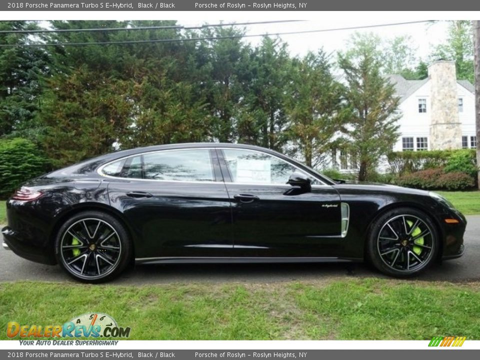 2018 Porsche Panamera Turbo S E-Hybrid Black / Black Photo #8