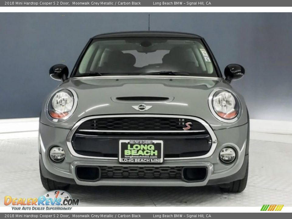 2018 Mini Hardtop Cooper S 2 Door Moonwalk Grey Metallic / Carbon Black Photo #2