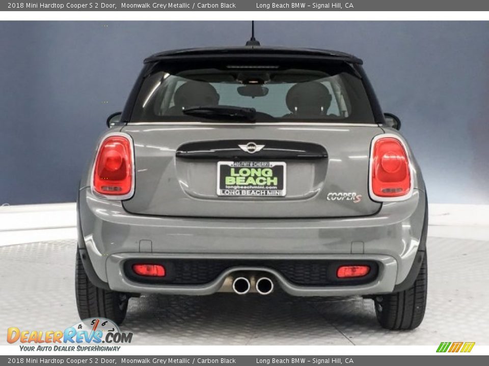 2018 Mini Hardtop Cooper S 2 Door Moonwalk Grey Metallic / Carbon Black Photo #3