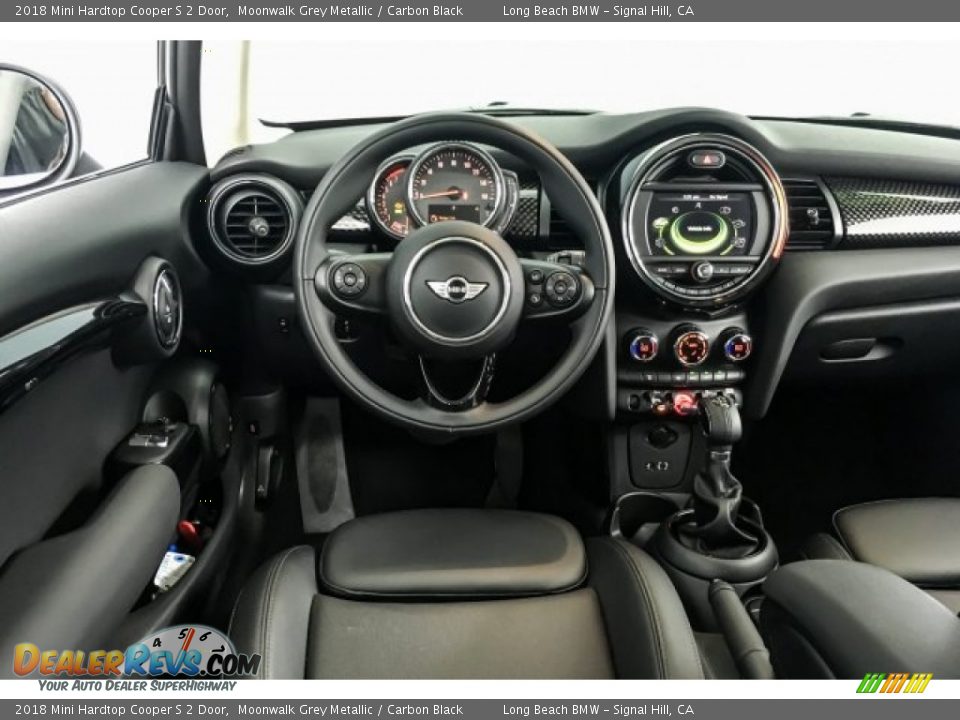 2018 Mini Hardtop Cooper S 2 Door Moonwalk Grey Metallic / Carbon Black Photo #4
