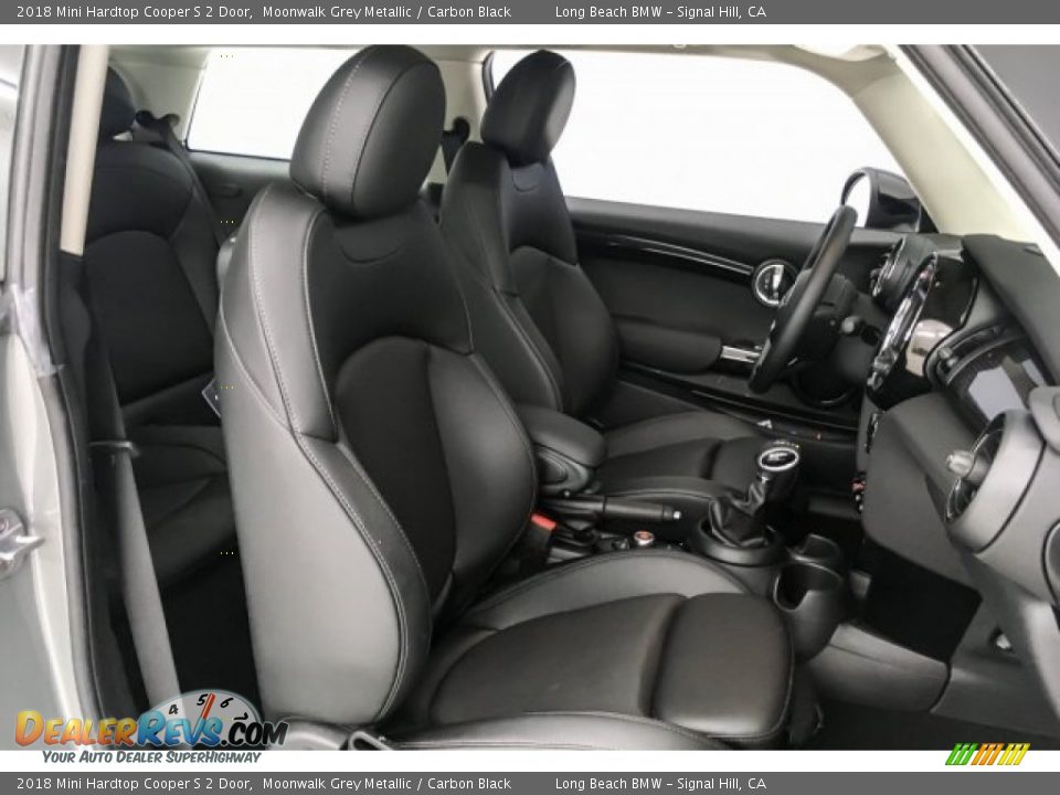 2018 Mini Hardtop Cooper S 2 Door Moonwalk Grey Metallic / Carbon Black Photo #6