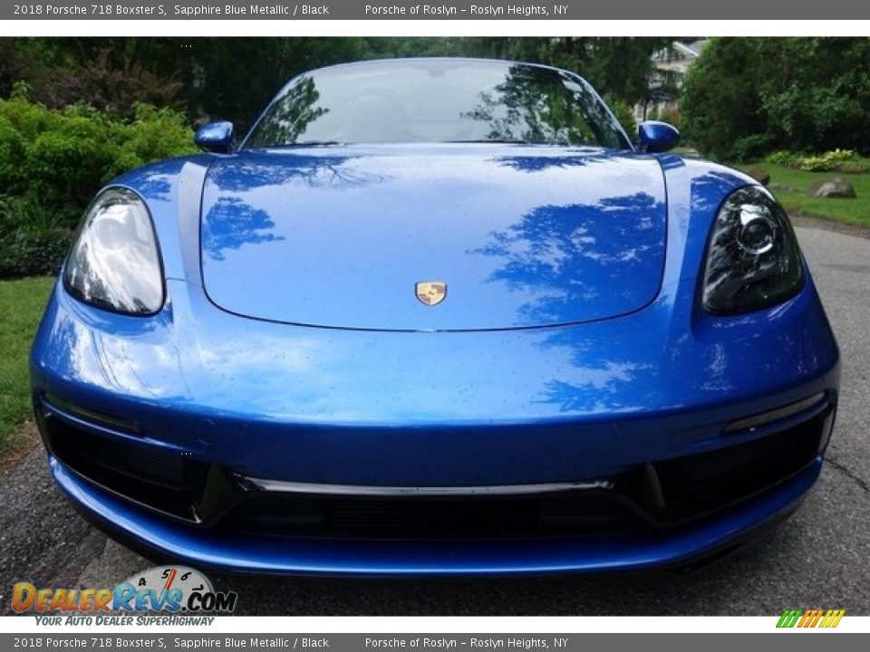 2018 Porsche 718 Boxster S Sapphire Blue Metallic / Black Photo #2