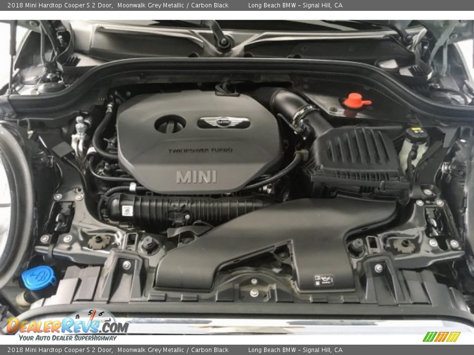 2018 Mini Hardtop Cooper S 2 Door Moonwalk Grey Metallic / Carbon Black Photo #9