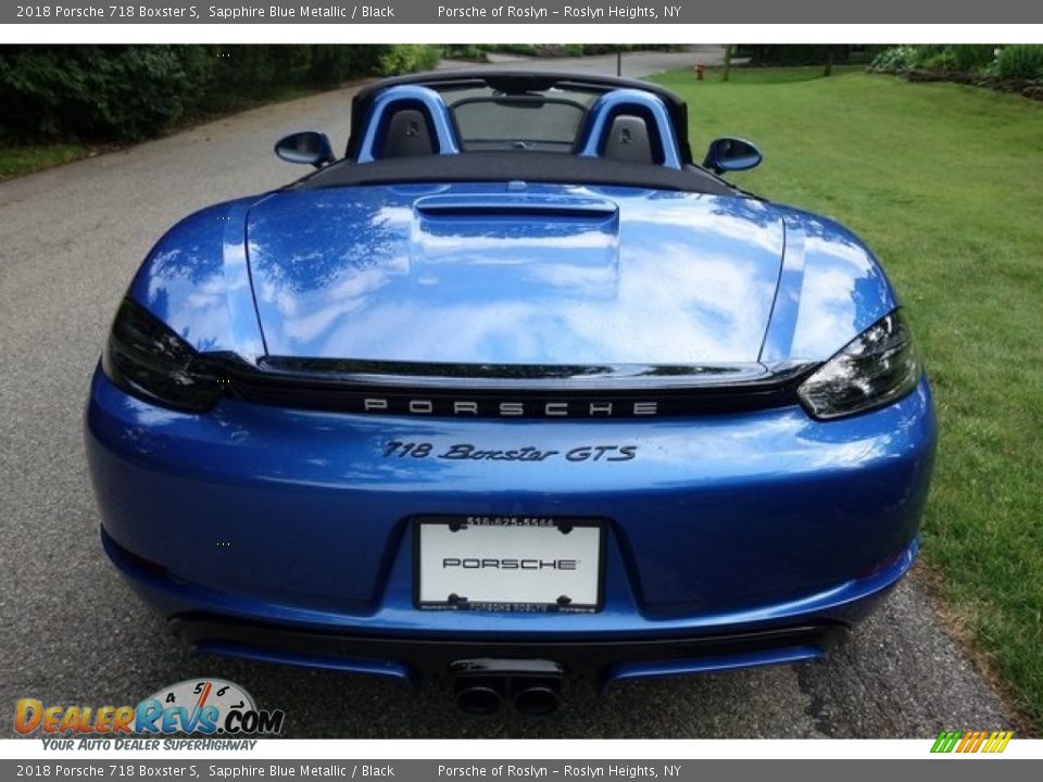2018 Porsche 718 Boxster S Sapphire Blue Metallic / Black Photo #5
