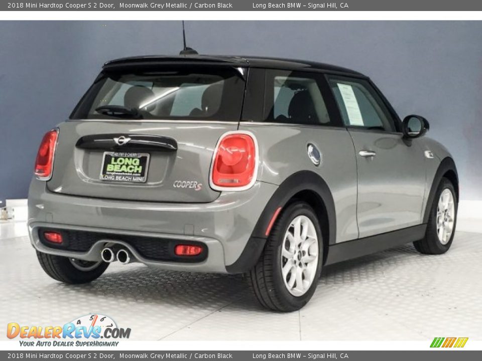 2018 Mini Hardtop Cooper S 2 Door Moonwalk Grey Metallic / Carbon Black Photo #15