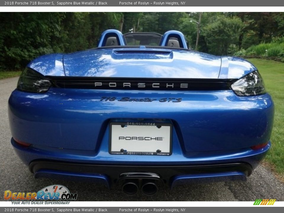 2018 Porsche 718 Boxster S Sapphire Blue Metallic / Black Photo #9