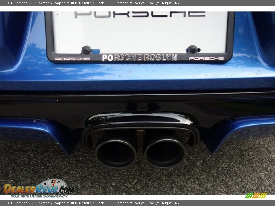 2018 Porsche 718 Boxster S Sapphire Blue Metallic / Black Photo #10