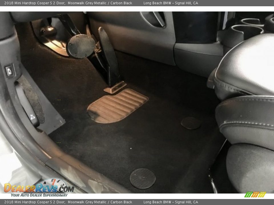 2018 Mini Hardtop Cooper S 2 Door Moonwalk Grey Metallic / Carbon Black Photo #20