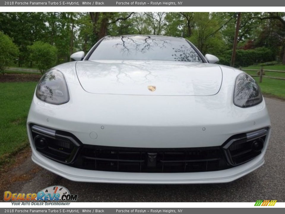 2018 Porsche Panamera Turbo S E-Hybrid White / Black Photo #2