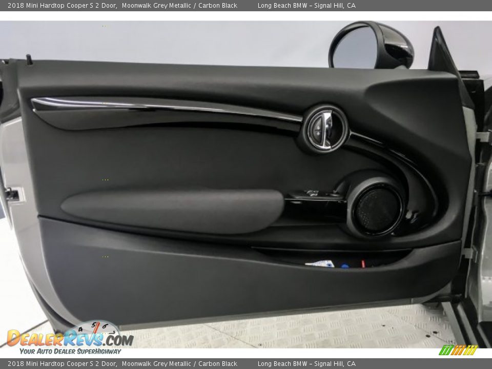 2018 Mini Hardtop Cooper S 2 Door Moonwalk Grey Metallic / Carbon Black Photo #22
