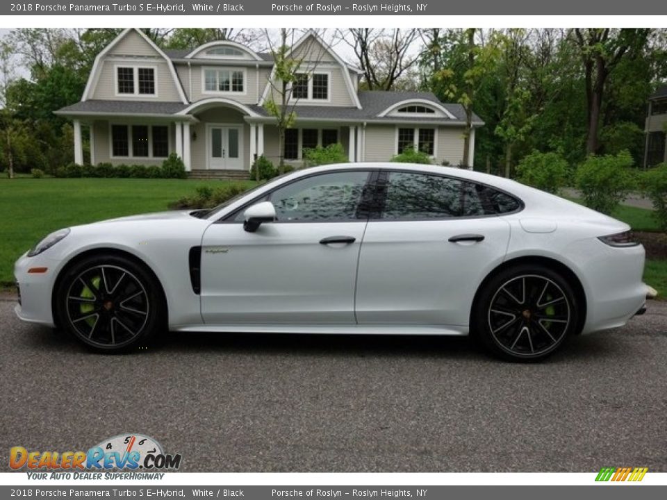 2018 Porsche Panamera Turbo S E-Hybrid White / Black Photo #4