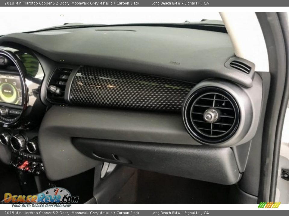 2018 Mini Hardtop Cooper S 2 Door Moonwalk Grey Metallic / Carbon Black Photo #23