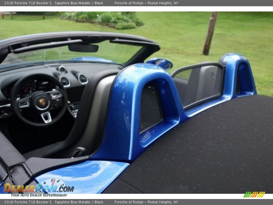 2018 Porsche 718 Boxster S Sapphire Blue Metallic / Black Photo #15