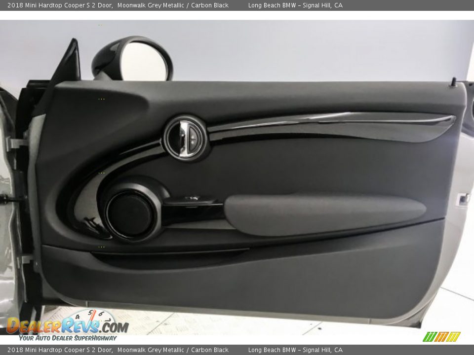 2018 Mini Hardtop Cooper S 2 Door Moonwalk Grey Metallic / Carbon Black Photo #24