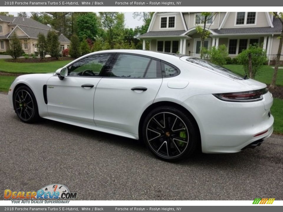 2018 Porsche Panamera Turbo S E-Hybrid White / Black Photo #5