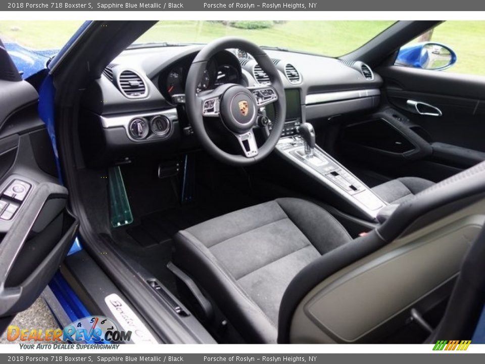 Black Interior - 2018 Porsche 718 Boxster S Photo #16