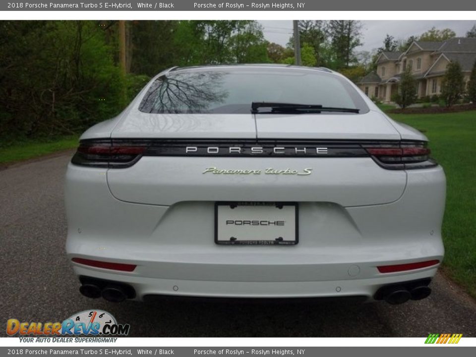 2018 Porsche Panamera Turbo S E-Hybrid White / Black Photo #6