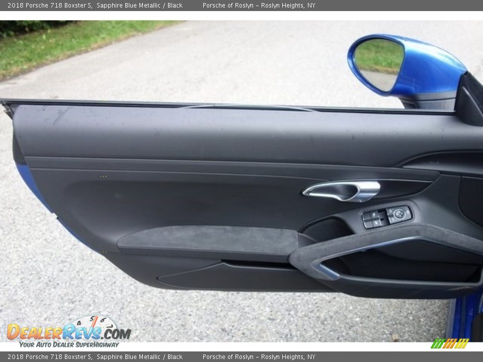 2018 Porsche 718 Boxster S Sapphire Blue Metallic / Black Photo #17