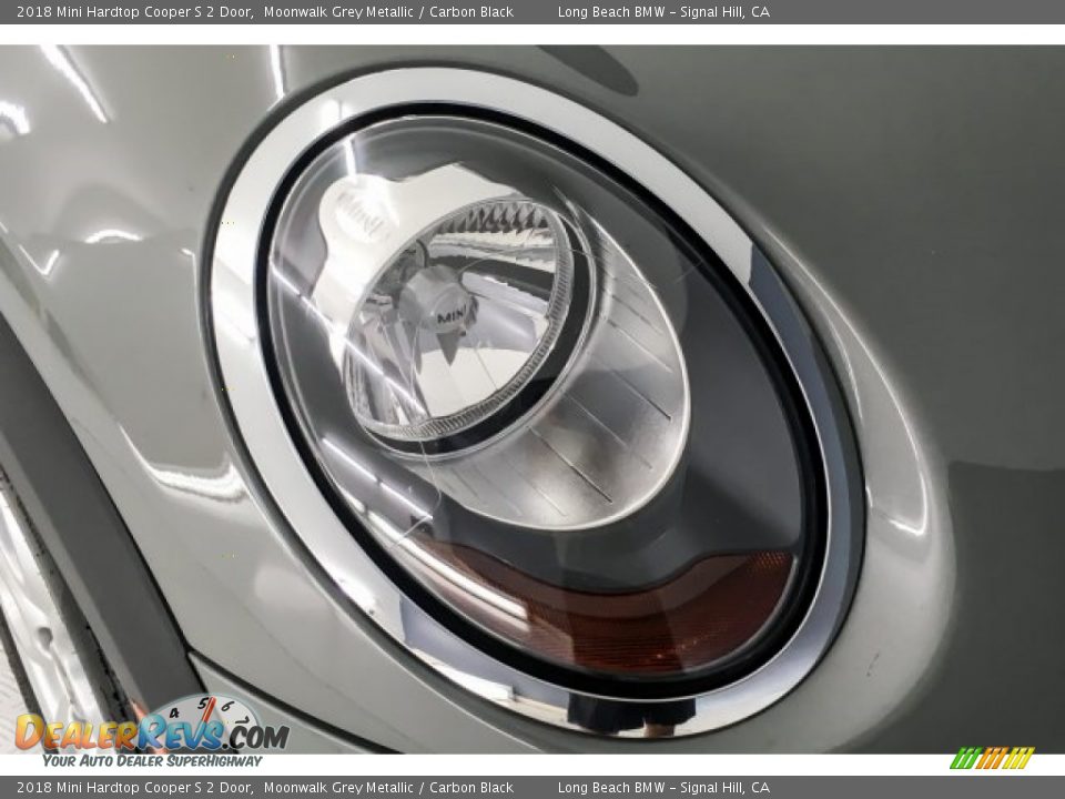 2018 Mini Hardtop Cooper S 2 Door Moonwalk Grey Metallic / Carbon Black Photo #26