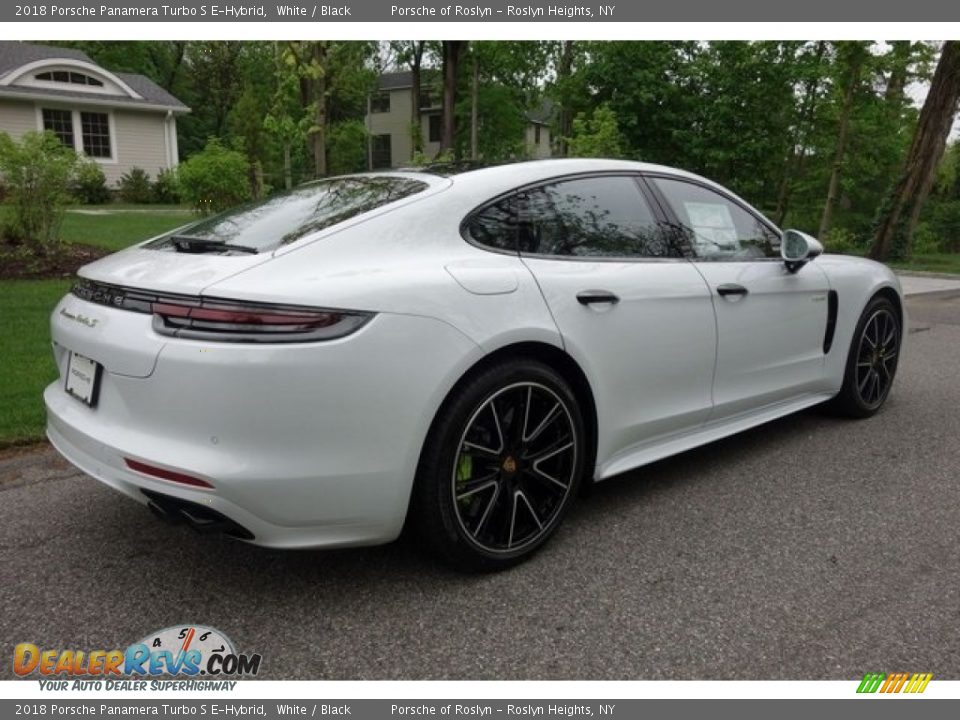 2018 Porsche Panamera Turbo S E-Hybrid White / Black Photo #7