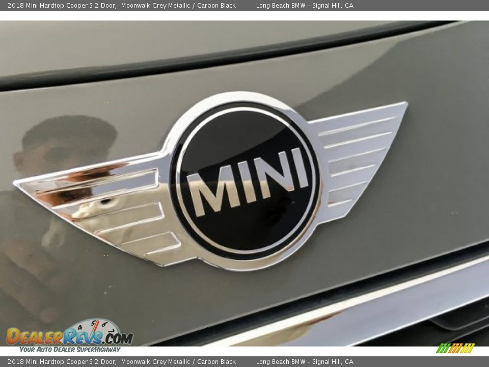 2018 Mini Hardtop Cooper S 2 Door Moonwalk Grey Metallic / Carbon Black Photo #27