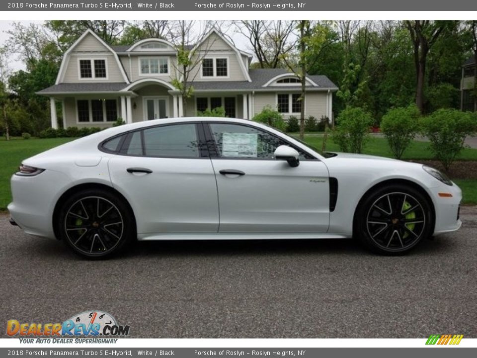 2018 Porsche Panamera Turbo S E-Hybrid White / Black Photo #8