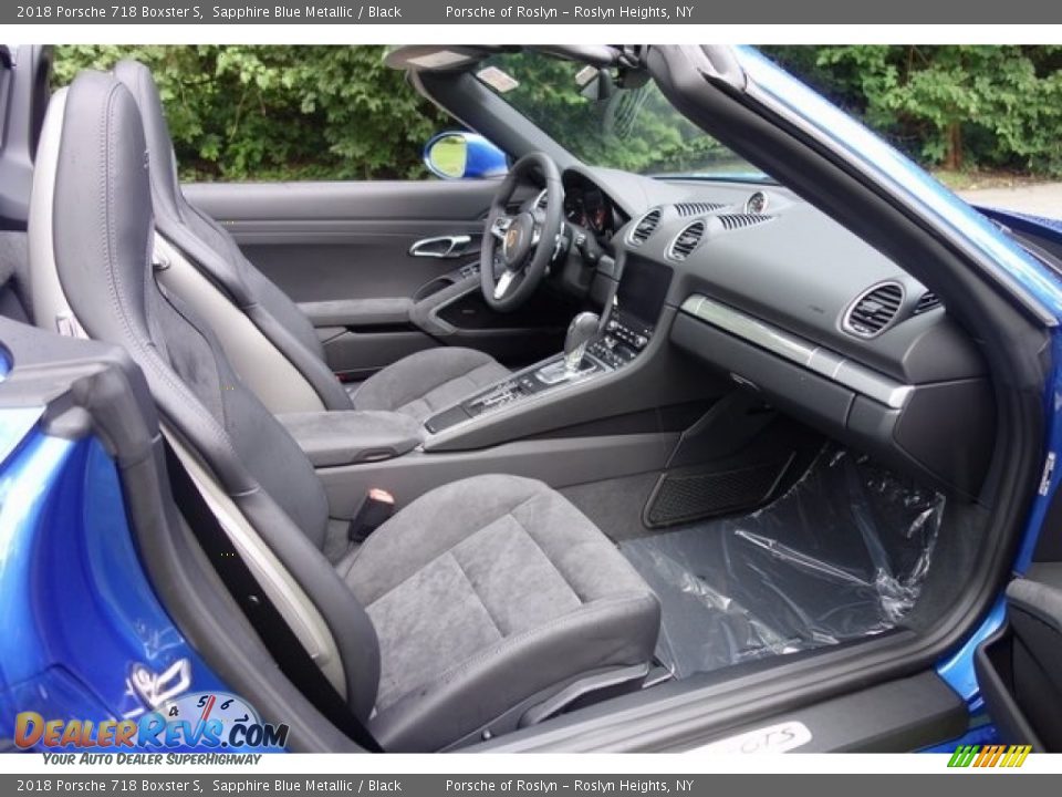 2018 Porsche 718 Boxster S Sapphire Blue Metallic / Black Photo #20