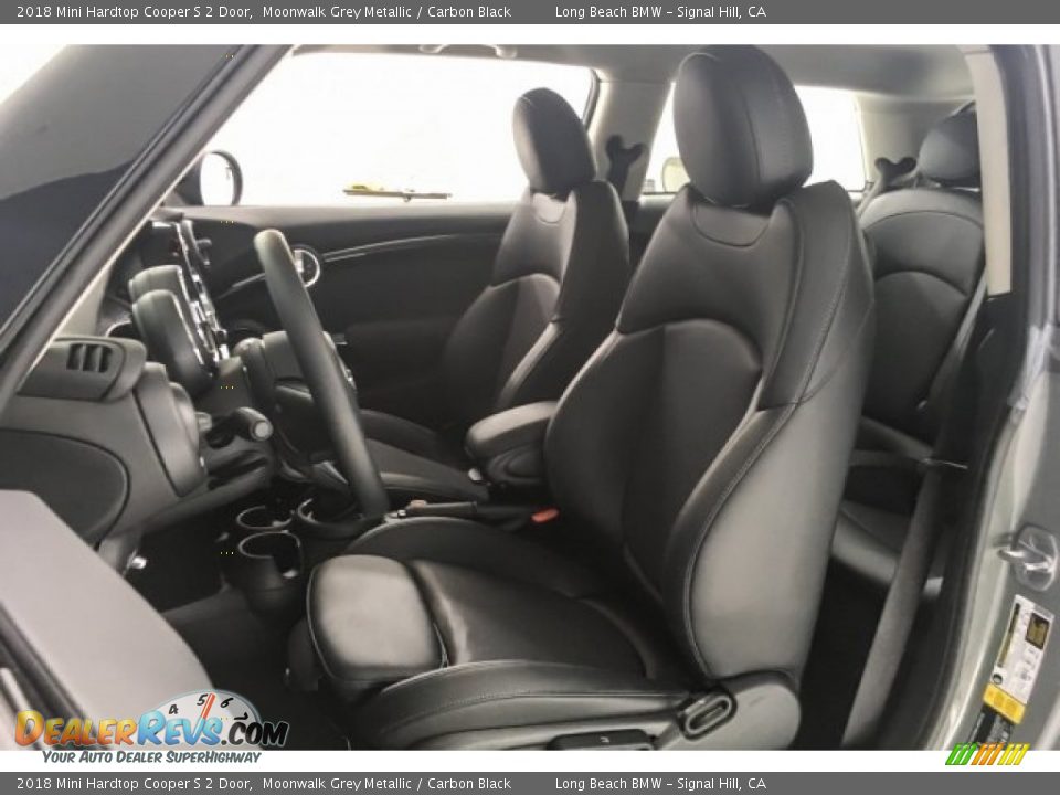 2018 Mini Hardtop Cooper S 2 Door Moonwalk Grey Metallic / Carbon Black Photo #30