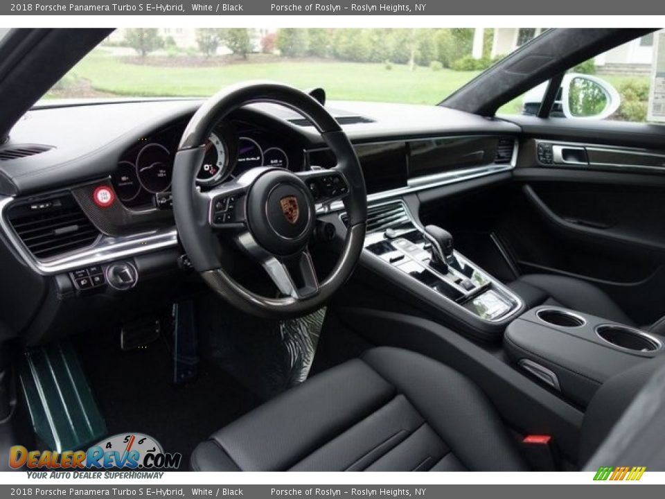 Black Interior - 2018 Porsche Panamera Turbo S E-Hybrid Photo #12