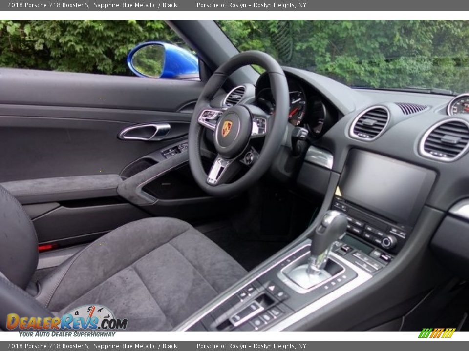 2018 Porsche 718 Boxster S Sapphire Blue Metallic / Black Photo #22