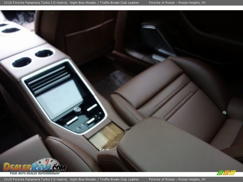 2018 Porsche Panamera Turbo S E-Hybrid Night Blue Metallic / Truffle Brown Club Leather Photo #6