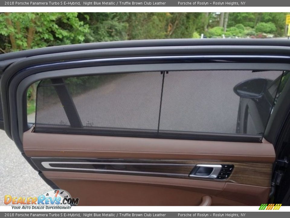 2018 Porsche Panamera Turbo S E-Hybrid Night Blue Metallic / Truffle Brown Club Leather Photo #20