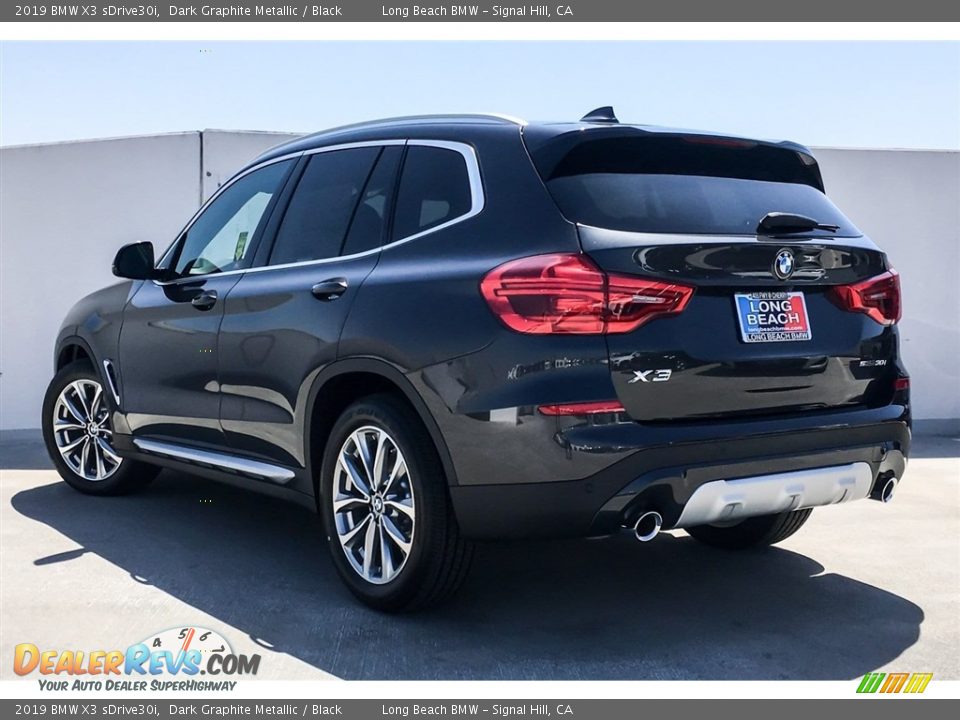 2019 BMW X3 sDrive30i Dark Graphite Metallic / Black Photo #3