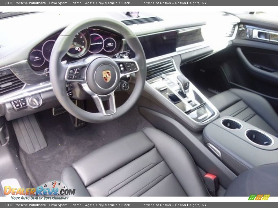 Front Seat of 2018 Porsche Panamera Turbo Sport Turismo Photo #13