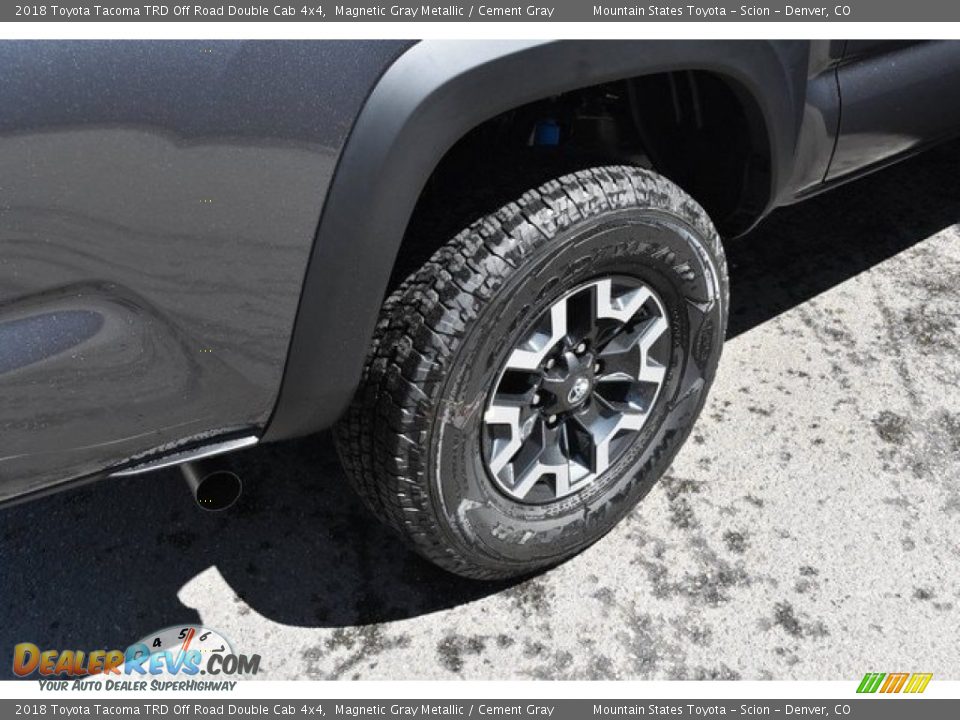 2018 Toyota Tacoma TRD Off Road Double Cab 4x4 Magnetic Gray Metallic / Cement Gray Photo #34