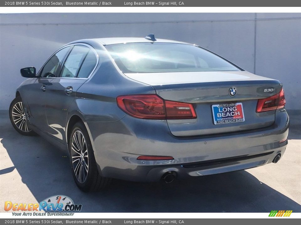 2018 BMW 5 Series 530i Sedan Bluestone Metallic / Black Photo #3