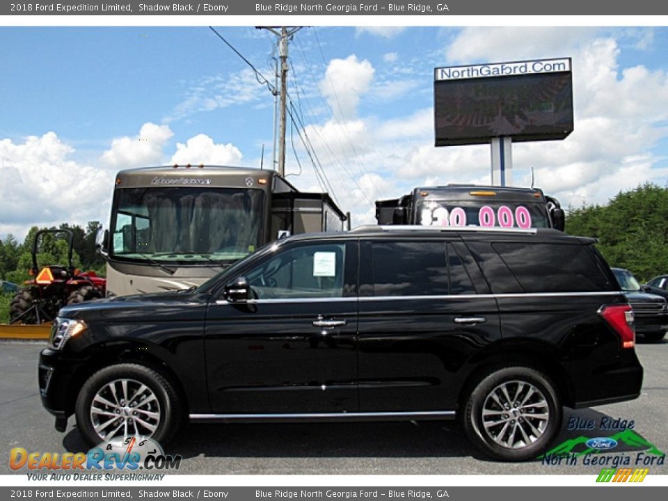 2018 Ford Expedition Limited Shadow Black / Ebony Photo #2