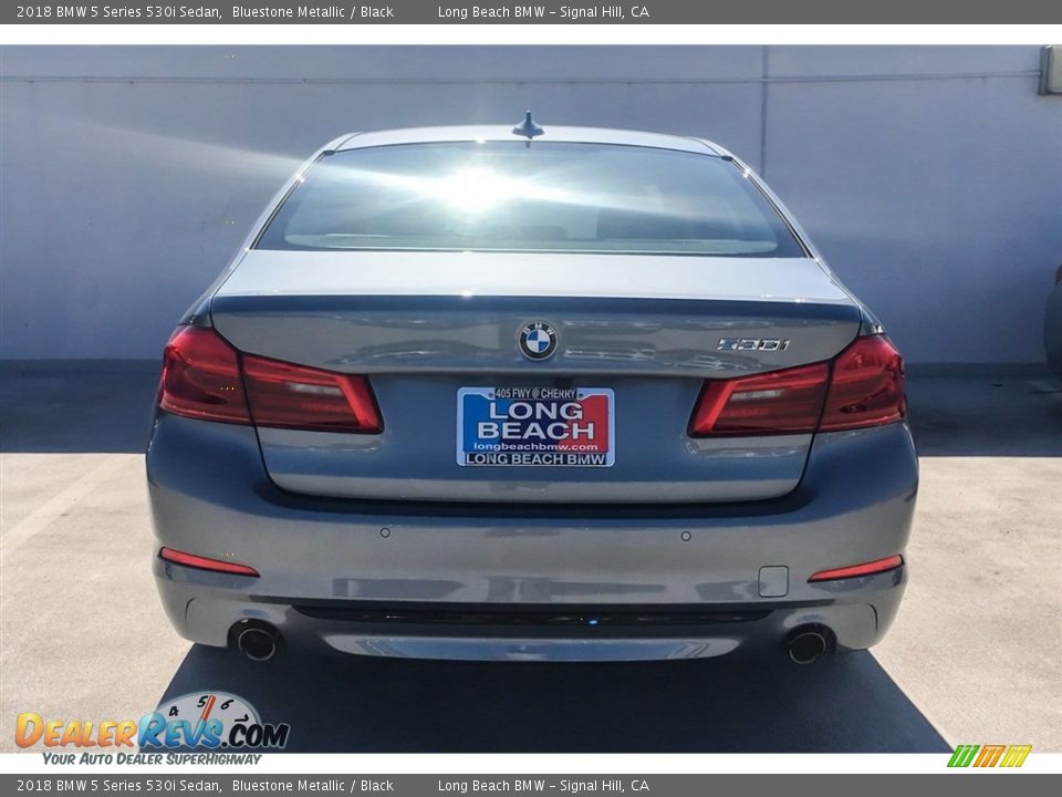 2018 BMW 5 Series 530i Sedan Bluestone Metallic / Black Photo #4