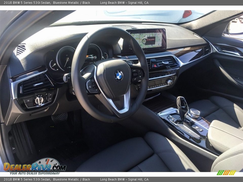 2018 BMW 5 Series 530i Sedan Bluestone Metallic / Black Photo #5