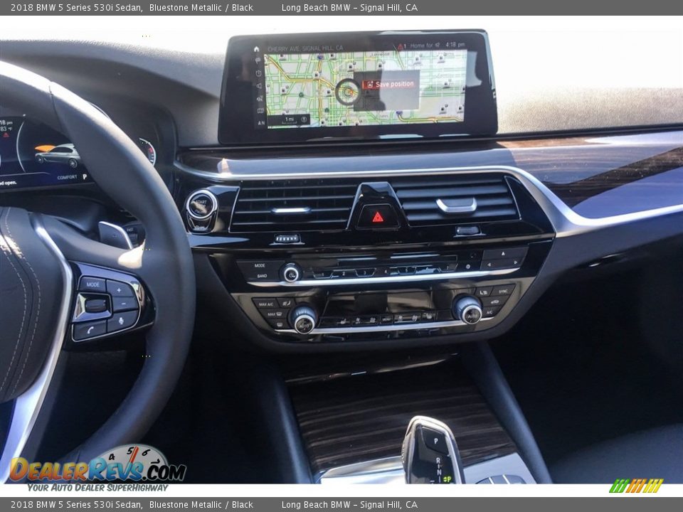 2018 BMW 5 Series 530i Sedan Bluestone Metallic / Black Photo #6