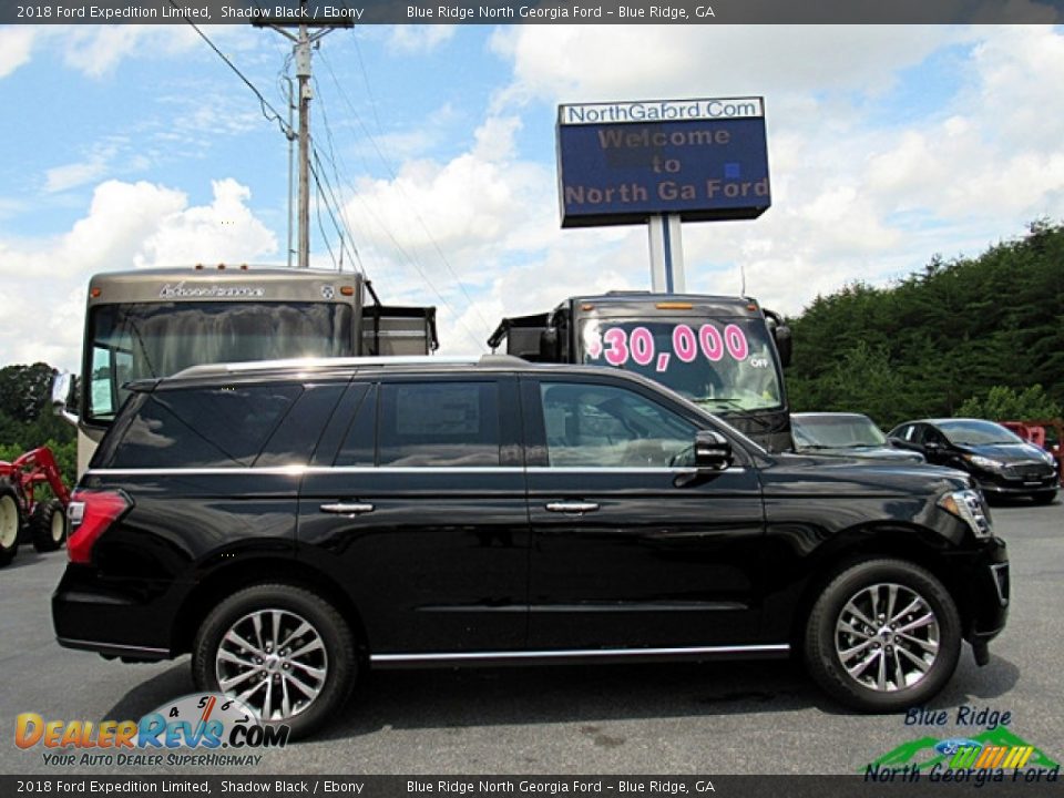 2018 Ford Expedition Limited Shadow Black / Ebony Photo #6