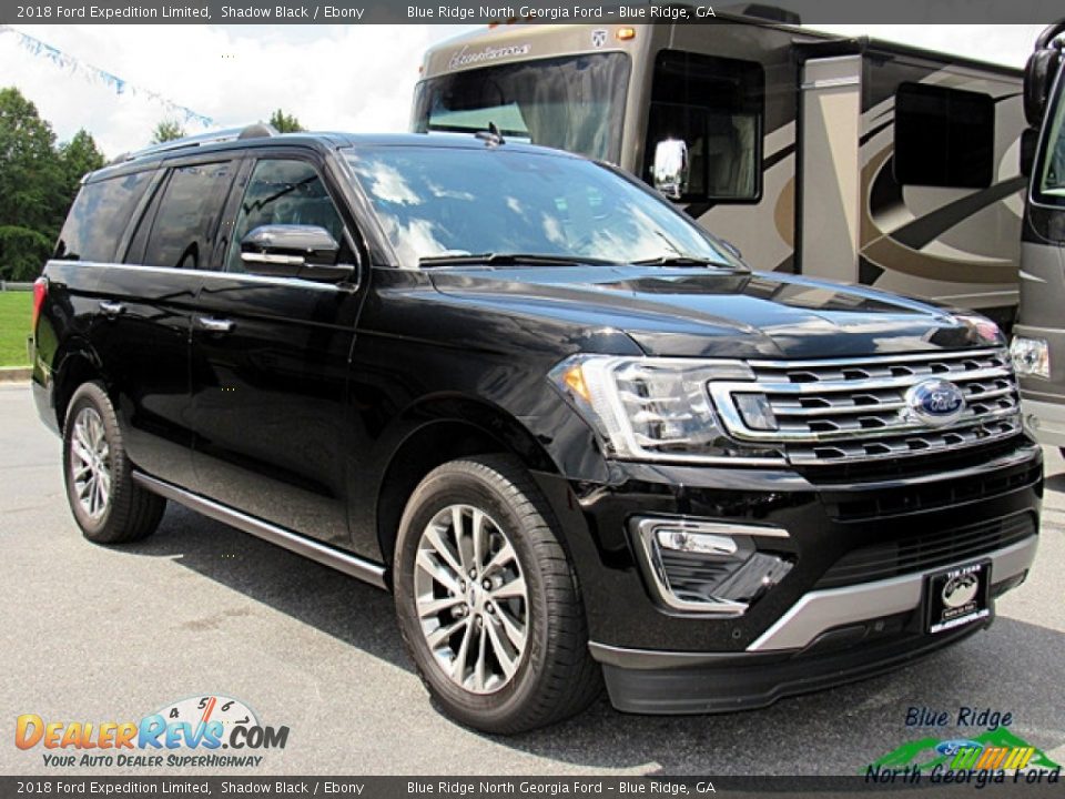 2018 Ford Expedition Limited Shadow Black / Ebony Photo #7