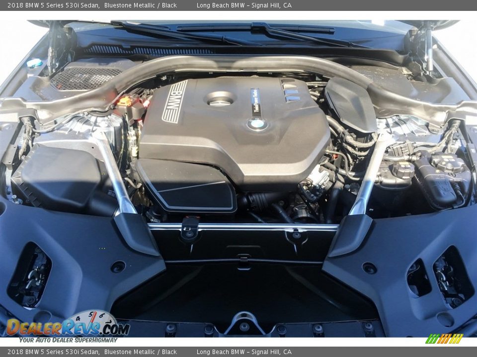 2018 BMW 5 Series 530i Sedan Bluestone Metallic / Black Photo #8