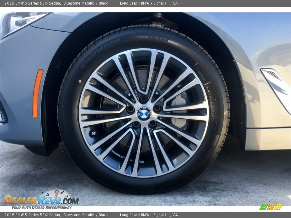 2018 BMW 5 Series 530i Sedan Bluestone Metallic / Black Photo #9