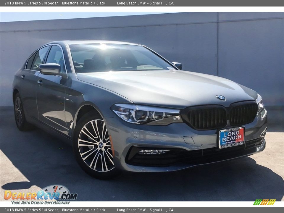 2018 BMW 5 Series 530i Sedan Bluestone Metallic / Black Photo #12
